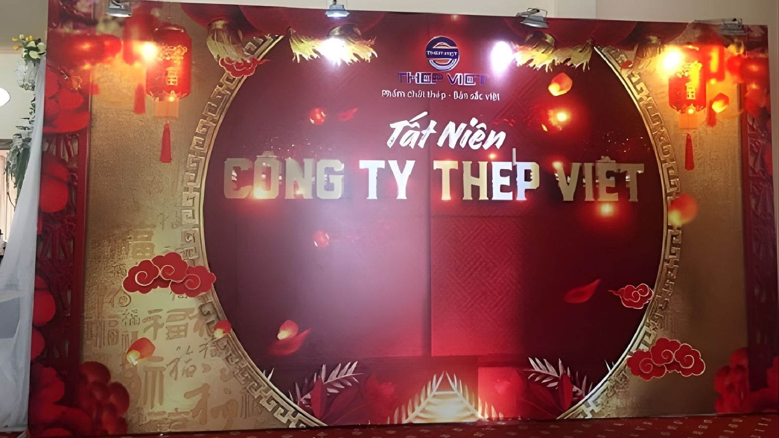 Backdrop bằng chất liệu PP