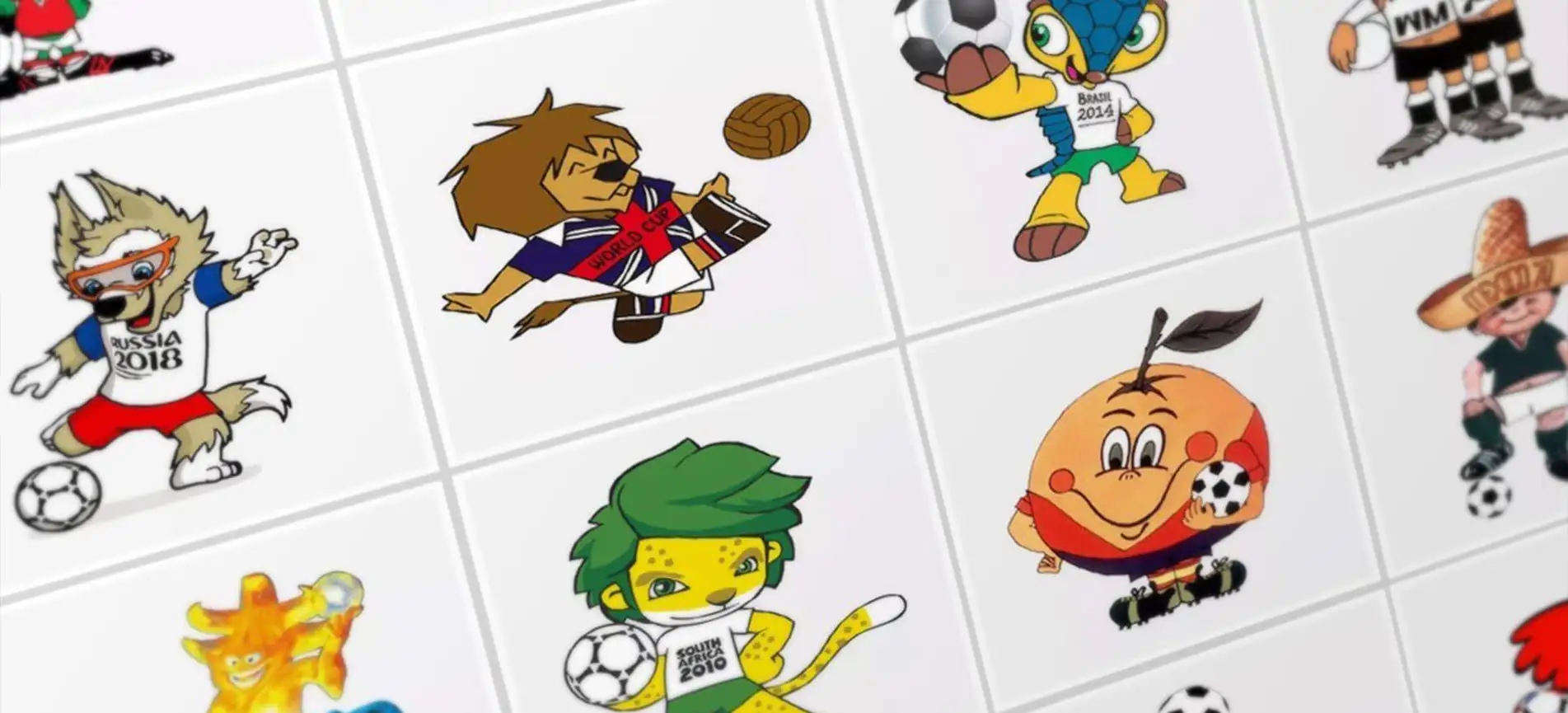 Khám phá linh vật World Cup qua các kỳ đại hội