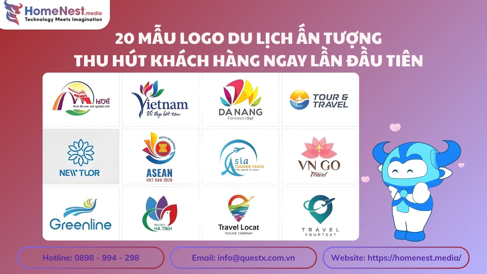 20 Mẫu logo du lịch ấn tượng, thu hút khách hàng ngay lần đầu tiên