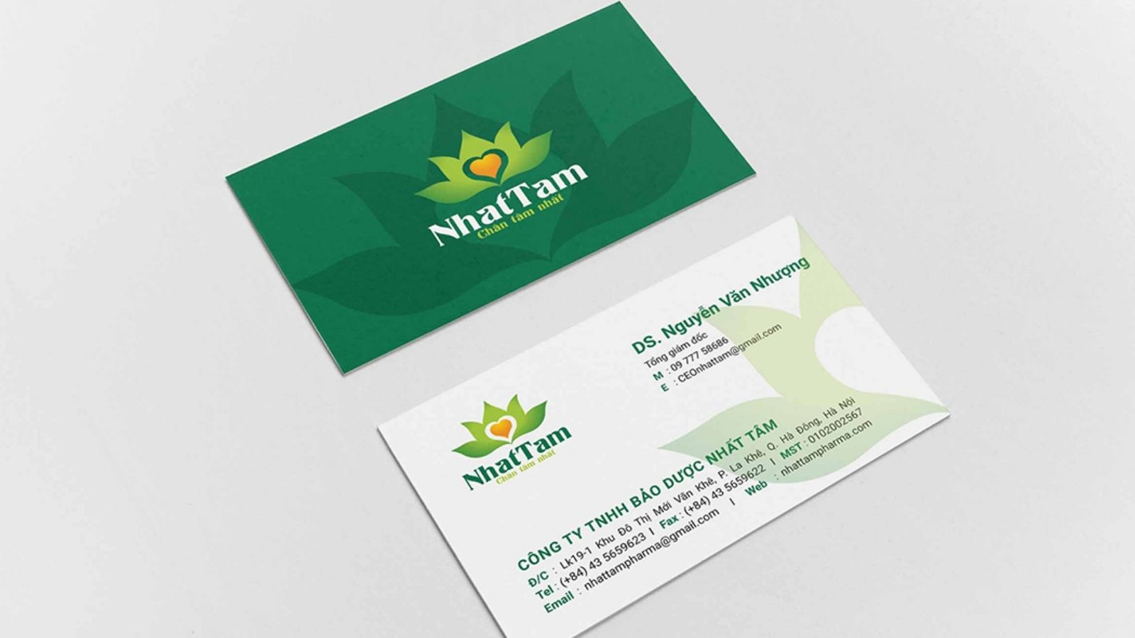 Logo Dược phẩm y tế Nhất Tâm