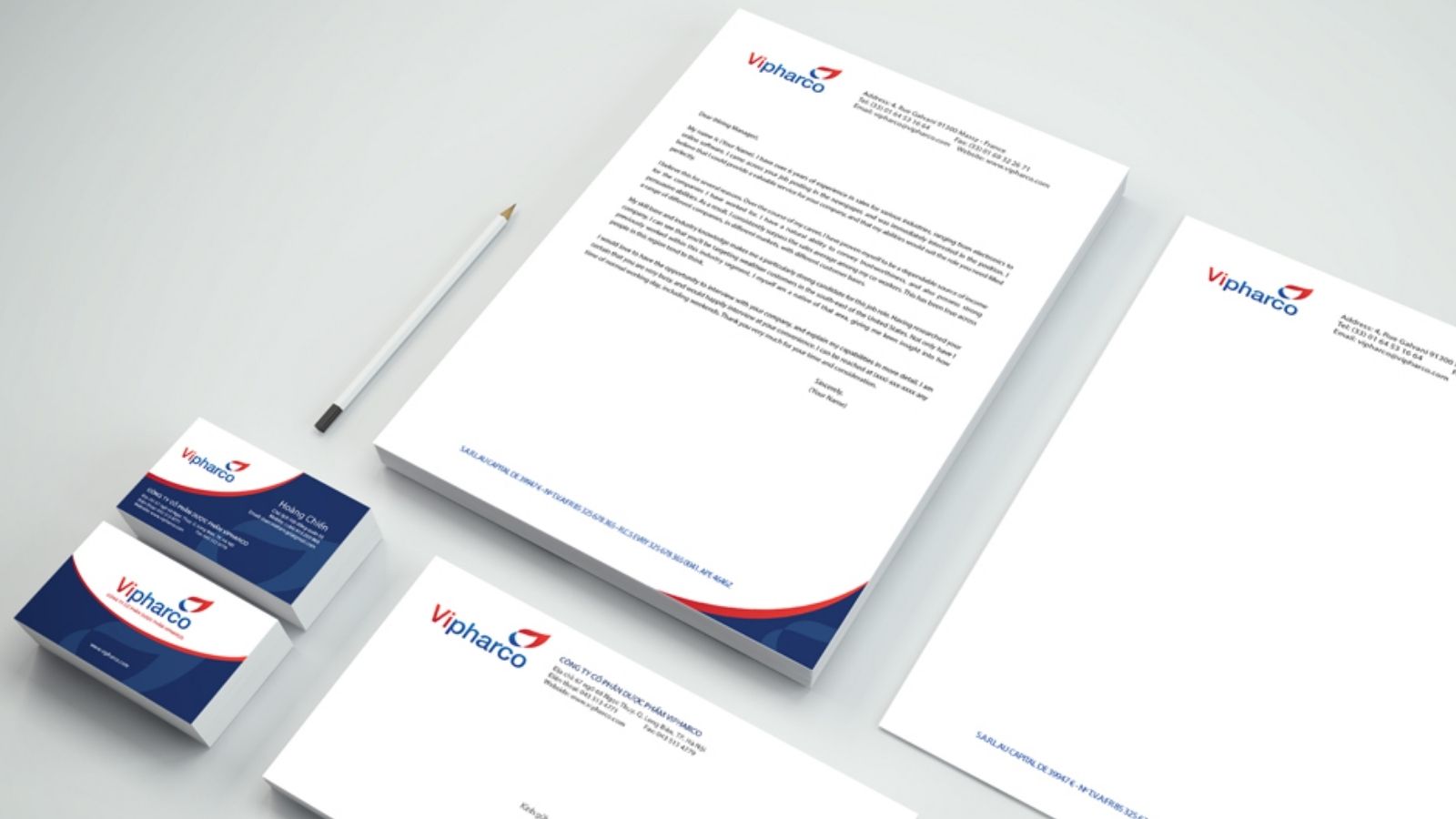 Logo thương hiệu dược phẩm – y tế VIPHARCO