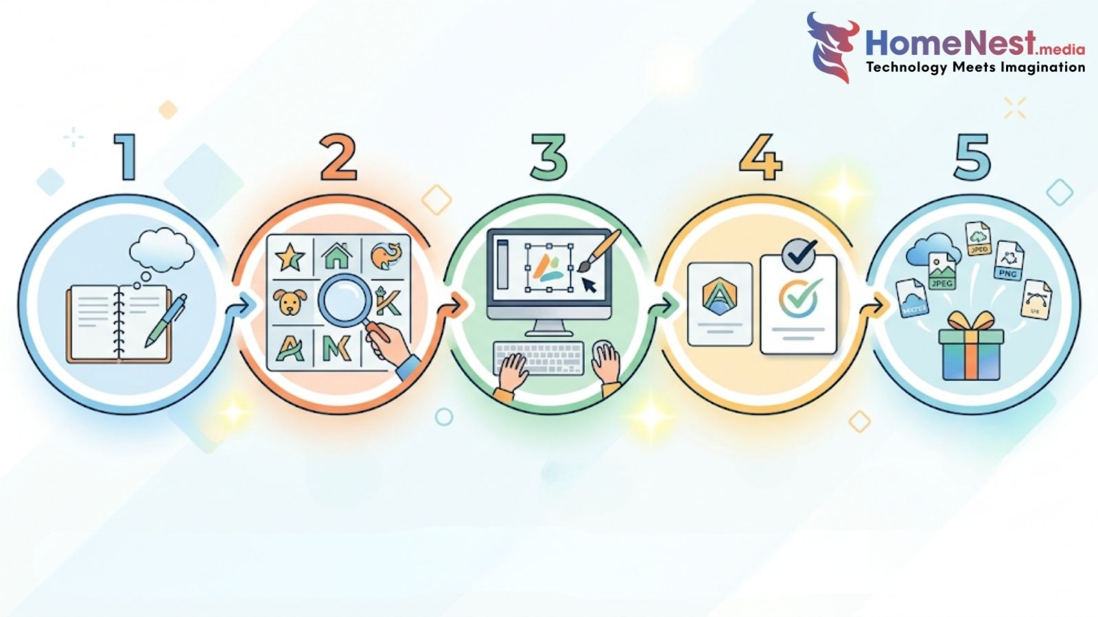 Quy trình thiết kế logo giá rẻ