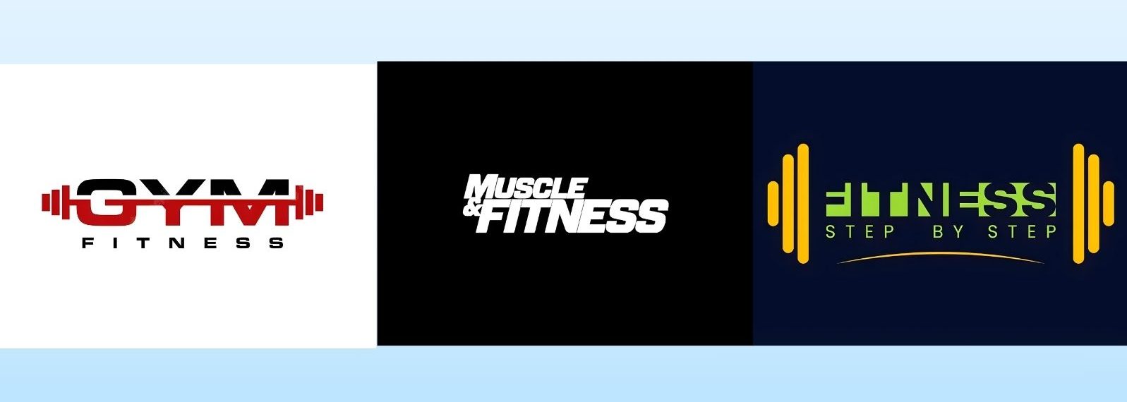 Logo gym sử dụng chữ cái để thể hiện tính chuyên nghiệp Logo gym sử dụng chữ cái để thể hiện tính chuyên nghiệp