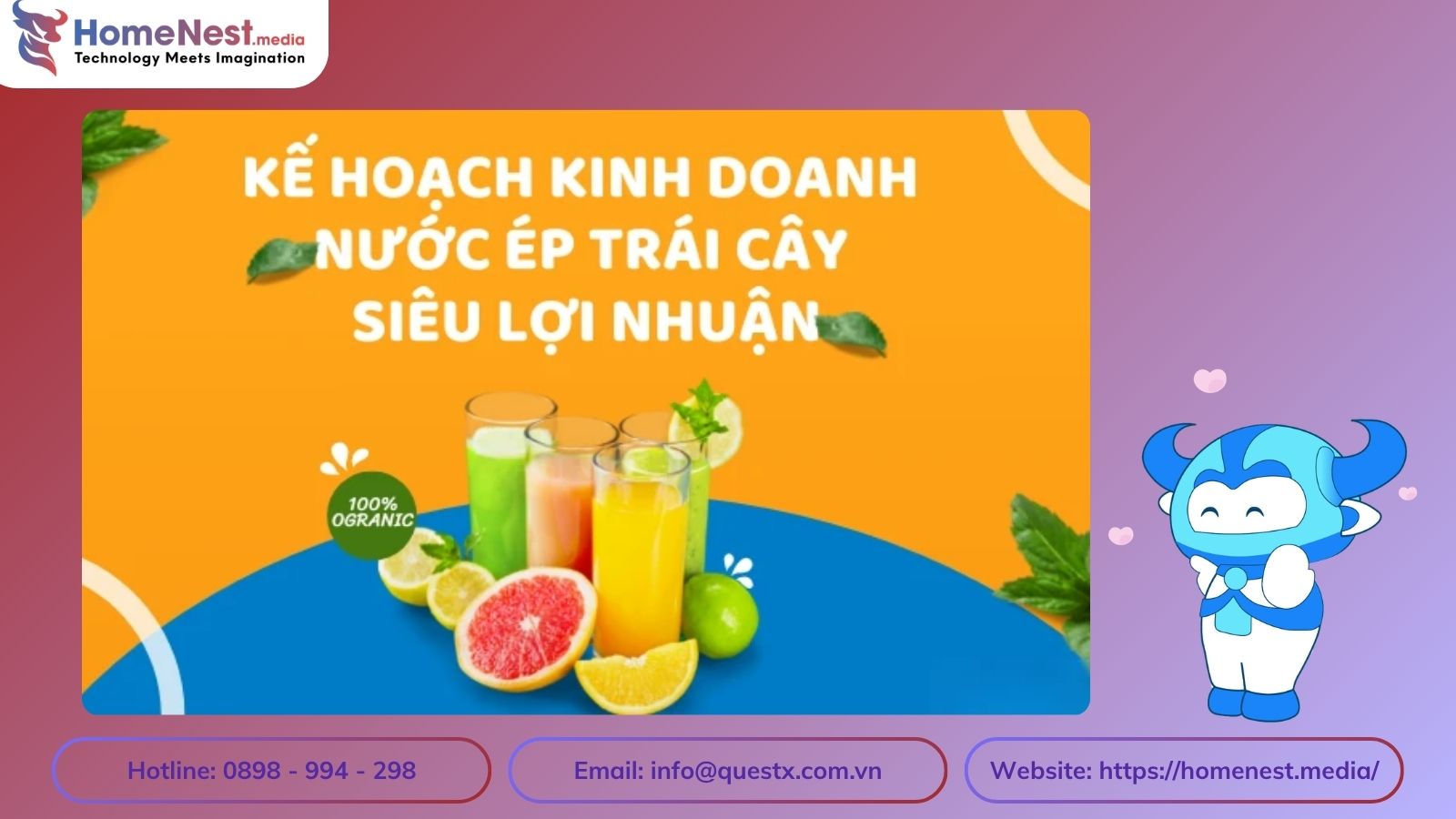 Kế hoạch marketing nước ép trái cây cho cửa hàng nhỏ