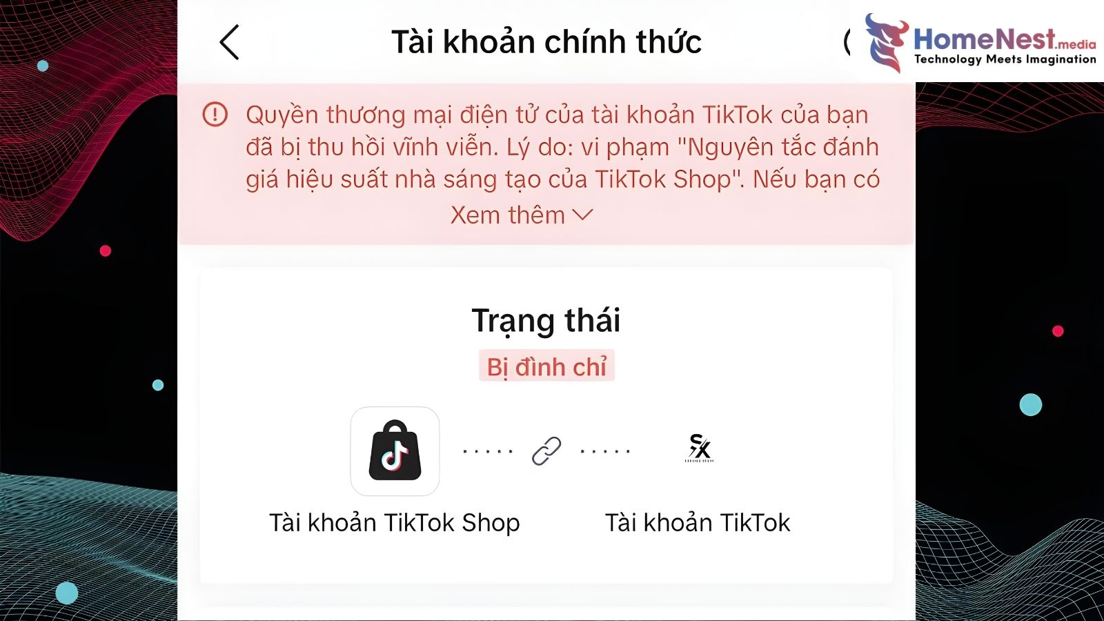Hậu quả khi tích lũy điểm vi phạm trên TikTok Shop