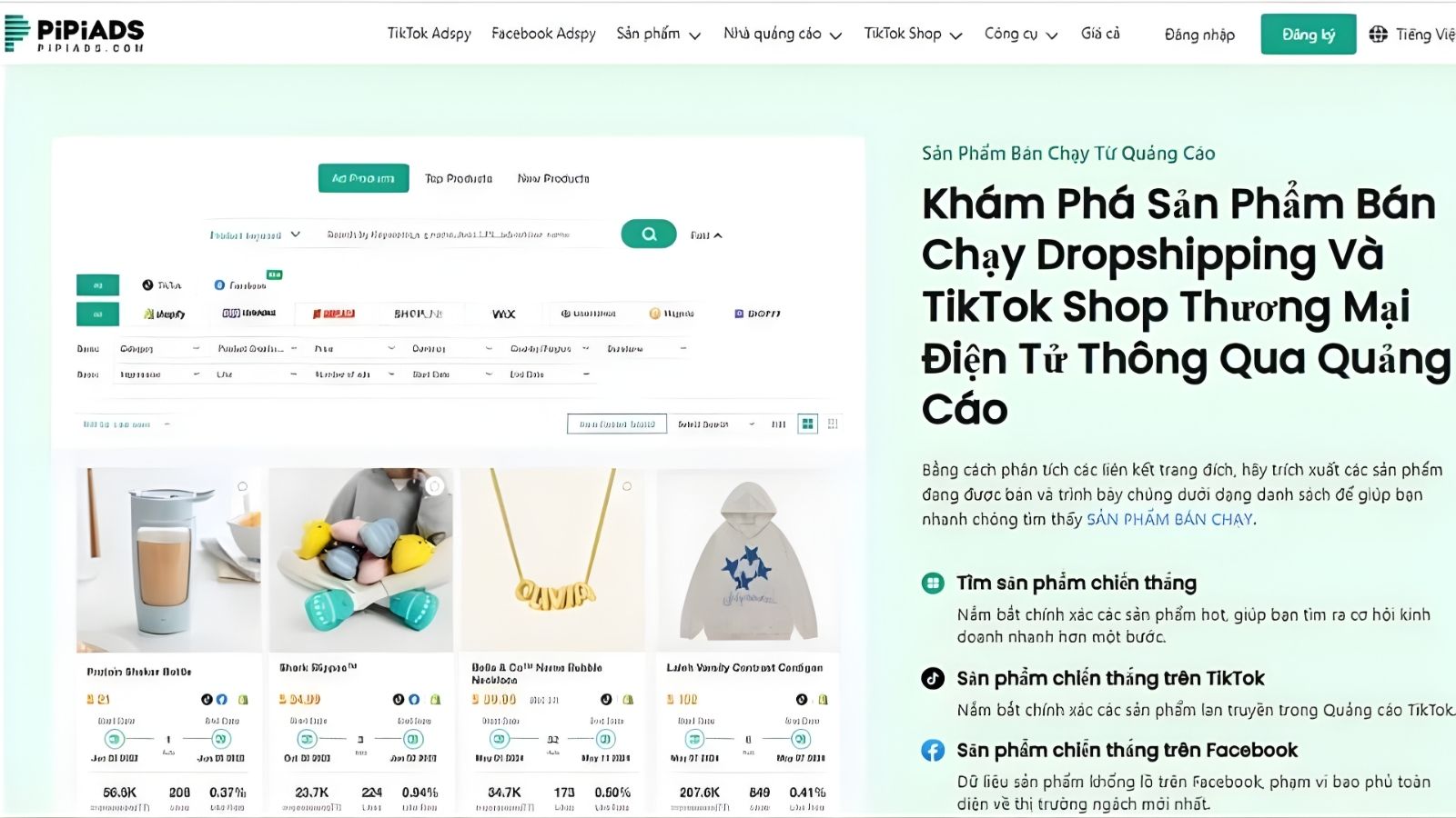Pipiads – Phân tích chiến dịch quảng cáo TikTok