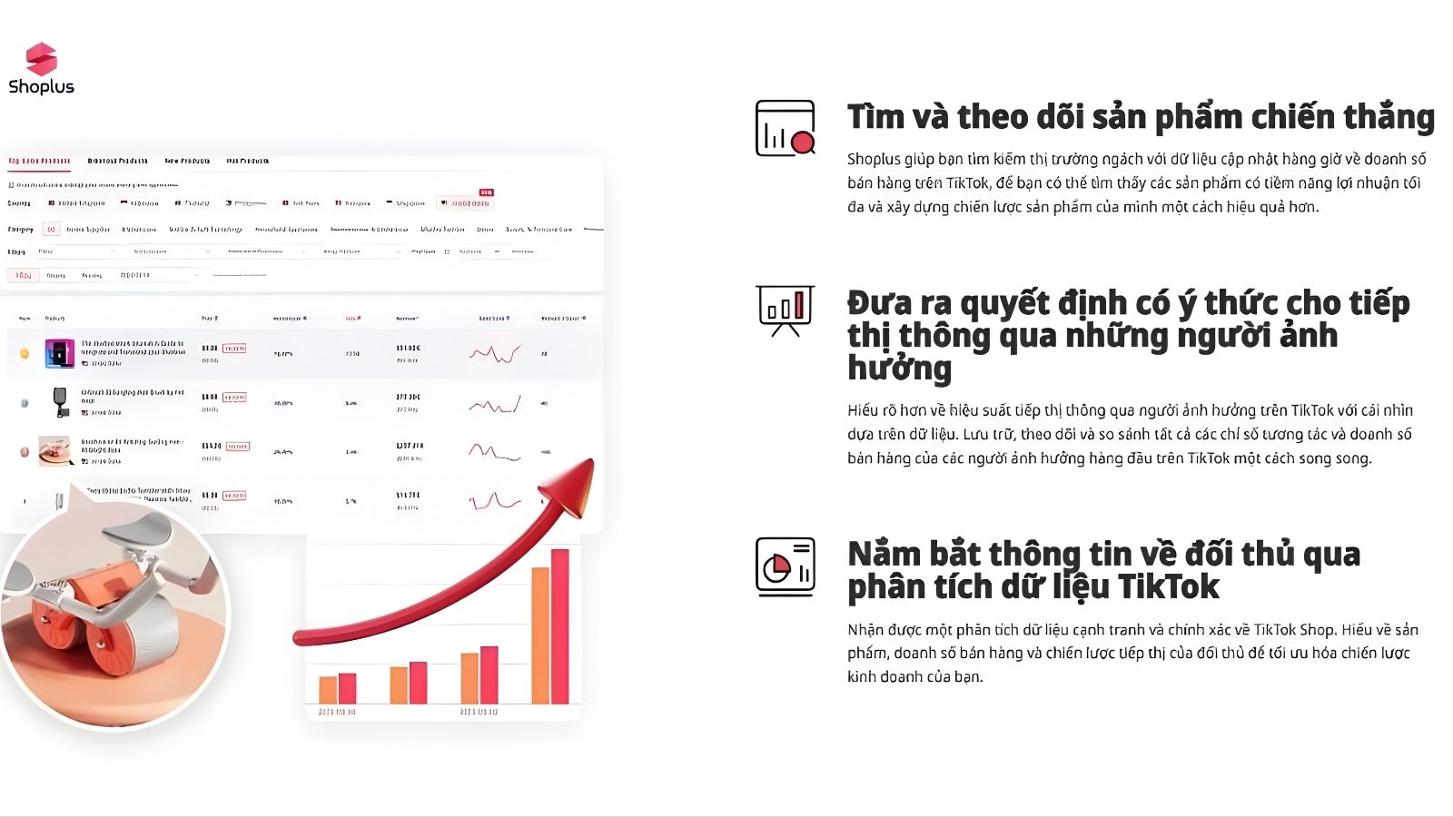 Shoplus – Công cụ phân tích TikTok Shop toàn diện