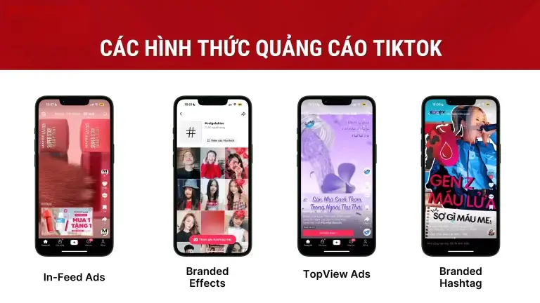 cac hinh thuc quang cao tiktok 