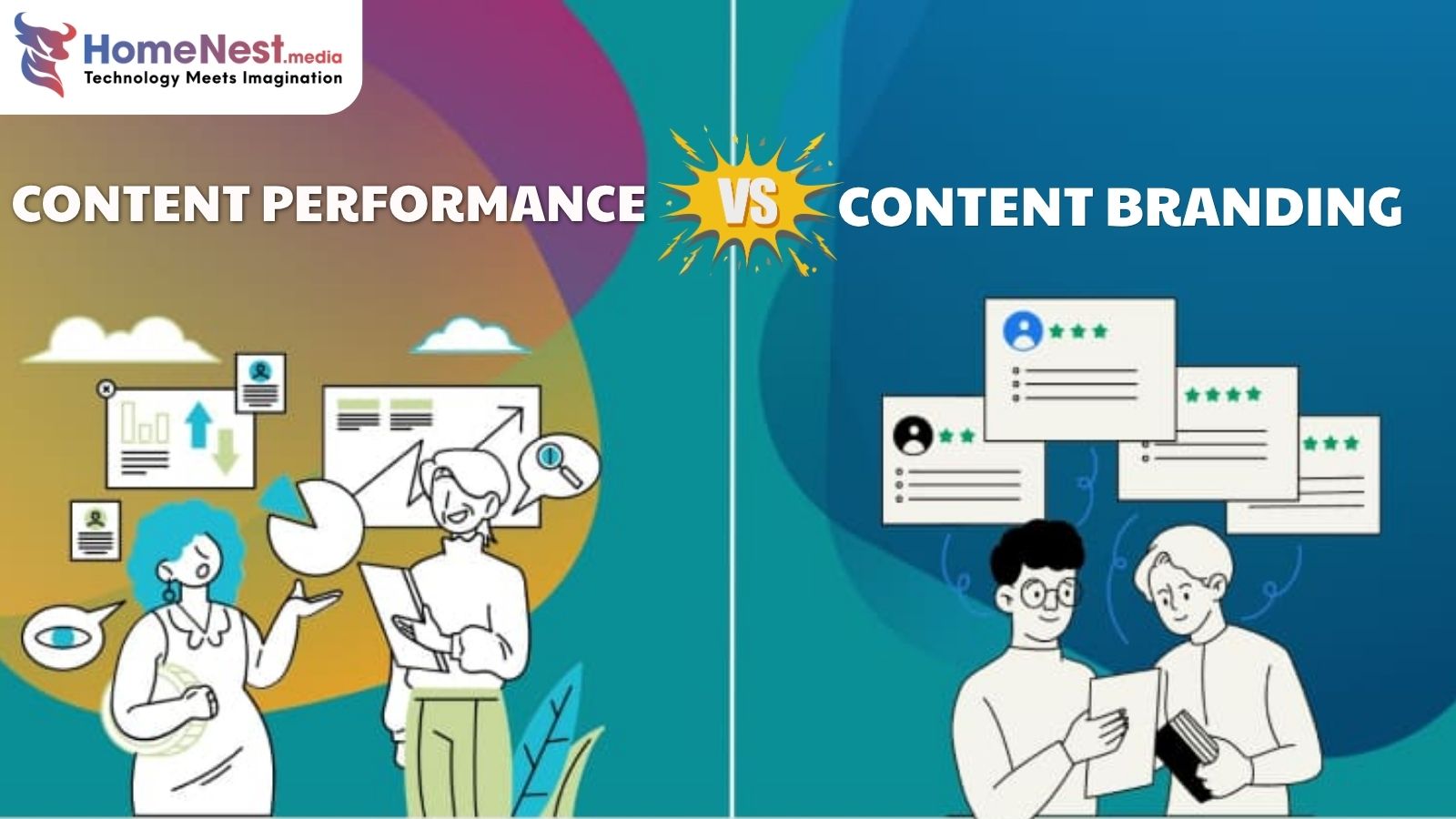 Sự đối lập giữa Content Branding và Content Performance