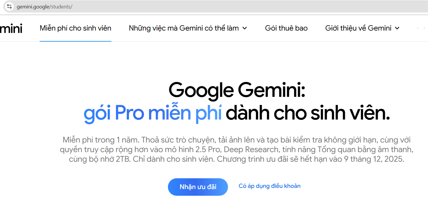 lợi ích của gemini pro