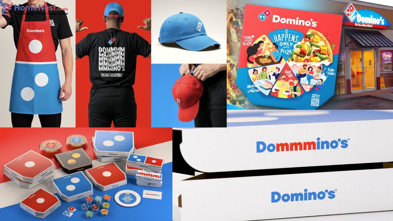 Hình ảnh và bao bì Domino's
