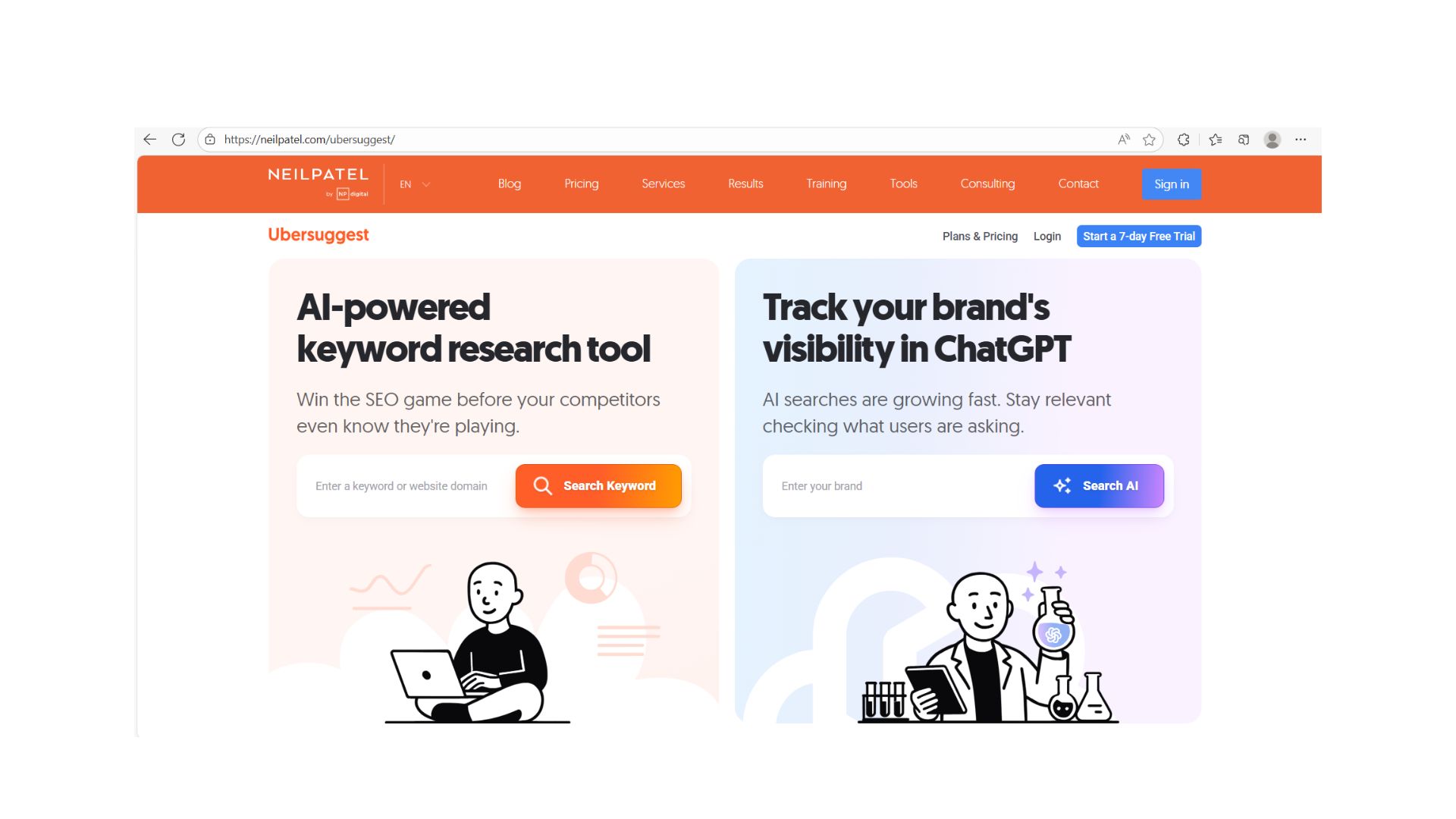 Ubersuggest