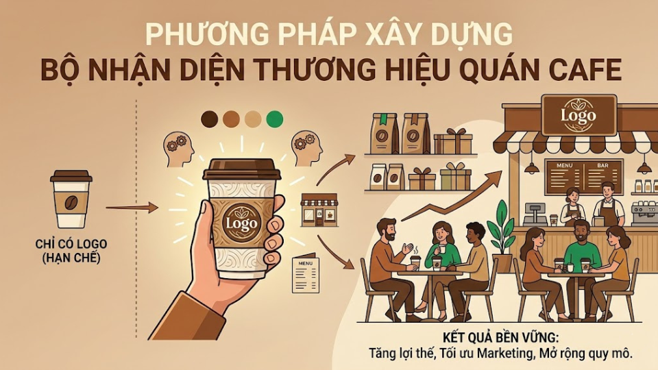 Phương pháp xây dựng bộ nhận diện thương hiệu quán cafe