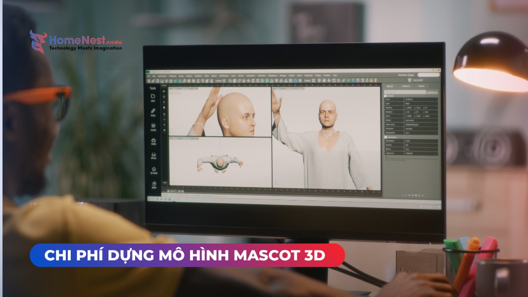 Chi phí dựng mô hình mascot 3D