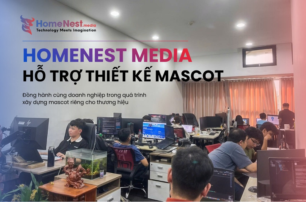 HomeNest Media hỗ trợ thiết kế Mascot