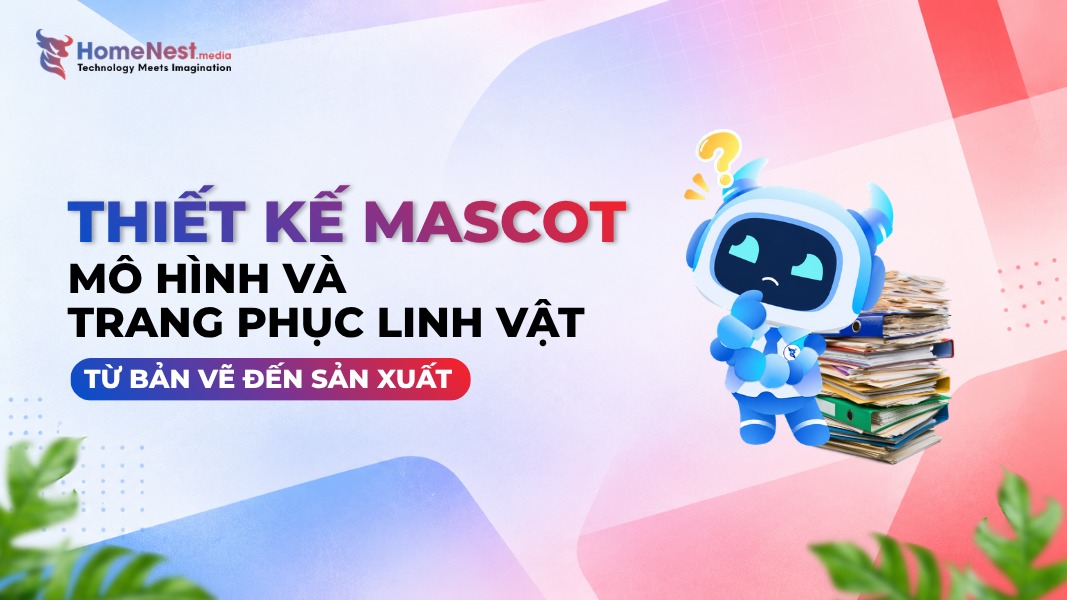 Thiết Kế Mascot Thành Mô Hình Và Trang Phục Linh Vật